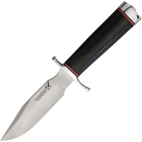 BlackJack Classic Model 5 Fixed Blade Knife Black .